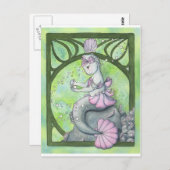 Purrfect Pearl Postkarte (Vorne/Hinten)