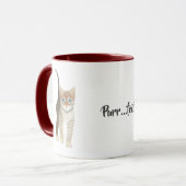 Purrfect Tabby Kitten Mug Tasse (Vorderseite Links)