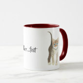 Purrfect Tabby Kitten Mug Tasse (VorderseiteRechts)