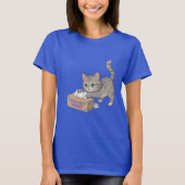 Purrfect Tissue Box Cat T-Shirt (Vorderseite)