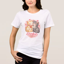 Purrfect Together Cute Cats Shirt – Romantic Cat C