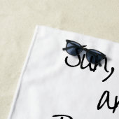 Purrfect Waves Pawesome Strandtuch (Beispiel)