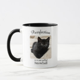 Purrfection  Is a Cat Personalised Mug Tasse