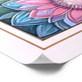 Purrfectly Asleep – Cat Holding Ice Cream Cone Poster (Ecke)