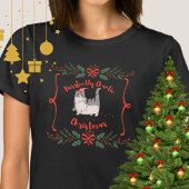 Purrfectly Chaotic Christmas Funny Holiday Cat  T-Shirt