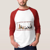 Purrfectly entzückender Raglan-T - Shirt (Vorderseite)