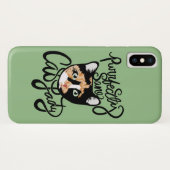 Purrfectly Sane Cat Lady Case-Mate iPhone Hülle (Rückseite (Horizontal))