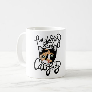 Purrfectly Sane Cat Lady Kaffeetasse