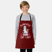 Purrfectly Sane Cat Lady Schürze (Getragen)