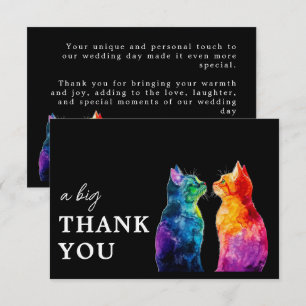 🌈 Purrfekt für Dich: Purrfekt groß Dankeskarte