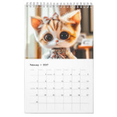 Purrfekter Charme – Kätzchen-Mädchen in Kleidern Kalender (Feb 2027)