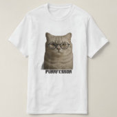 Purrfessor T-Shirt (Design vorne)