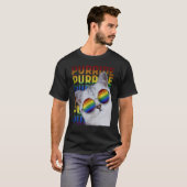 Purride Cat Lgbt Gay Pride Kat Kitty 1 T-Shirt (Vorne ganz)
