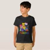 Purride Cat Pride Ally Lgbt Rainbow Animal Liebhab T-Shirt (Vorne ganz)