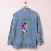 Purride Cat Pride farbenfrohe LGBT Rainbow Jeansjacke (Hangar)