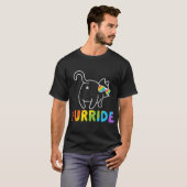 Purride Funny Cat Gay LGB Pride Women Männer T-Shirt (Vorne ganz)