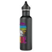 Purride LGBT Gay Pride Cat LGBTQ Monat 2019 Edelstahlflasche (Rechts)