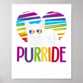 Purride LGBT Gay Pride Cat LGBTQ Monat 2019 Poster (Vorne)