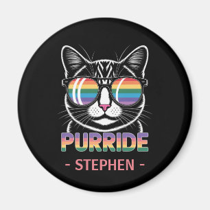 Purride - Niedlicher Katzenpride LGBTQ Magnet