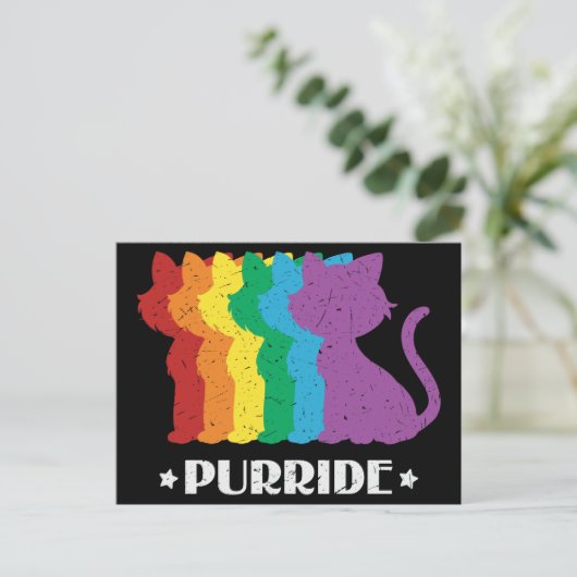 Purride Pride Postcard Postkarte (Stehend Vorderseite)