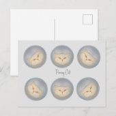 Purring Cat Postkarte (Vorne/Hinten)