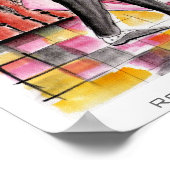 Purring Tango Ronroneando Poster (Ecke)