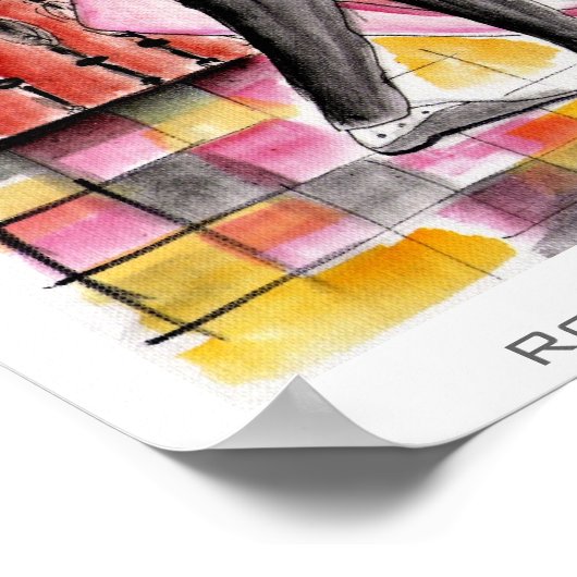 Purring Tango Ronroneando Poster (Ecke)