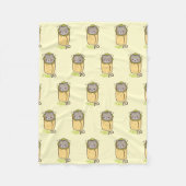 Purrito Miezekatze-KatzeBurrito Fleecedecke (Vorderseite)