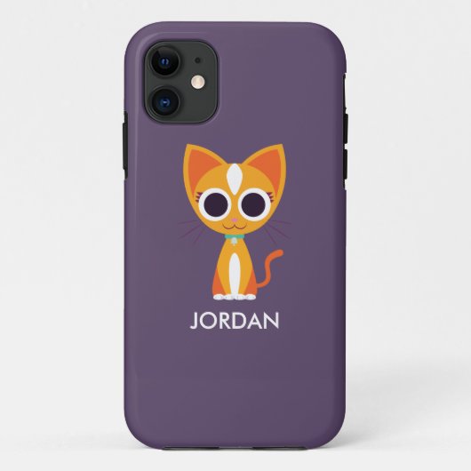 Purrl die Katze Case-Mate iPhone Hülle (Rückseite)