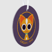 Purrl die Katze Ornament (Vorderseite)