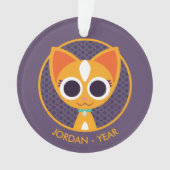 Purrl die Katze Ornament (Vorderseite)