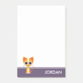 Purrl die Katze Post-it Klebezettel (Vorderseite)