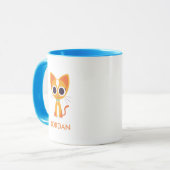 Purrl die Katze Tasse (Vorderseite Links)