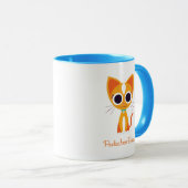 Purrl die Katze Tasse (VorderseiteRechts)