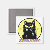 Purrlicious Magnet (Vorderseite/Rückseite)
