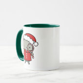 Purrlock Claus & MoriarTEA Celebrate Cozies Tasse (Vorderseite Links)