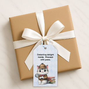 Purrlock Holmes Detective Kitten Geschenkanhänger