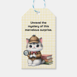 Purrlock Holmes Detective Kitten Geschenkanhänger