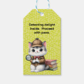 Purrlock Holmes Kitten Geschenkanhänger (Vorderseite)