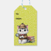 Purrlock Holmes Kitten Geschenkanhänger (Rückseite)