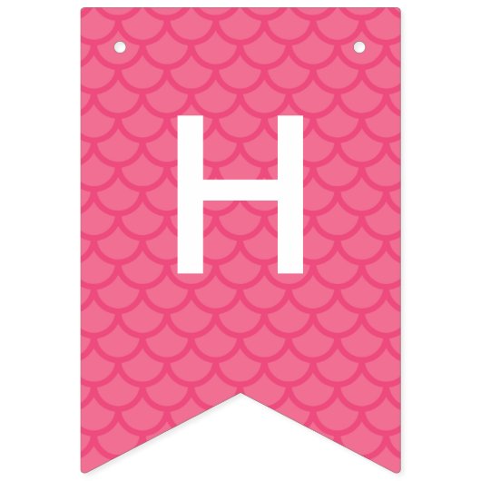 PurrMaid Mermaid Kitty Birthday Wimpelkette (Zweite Fahne)