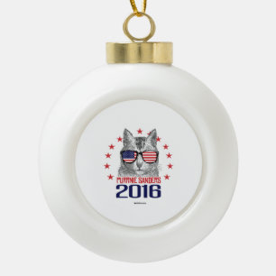 Purrnie Sandpapierschleifmaschinen 2016 Keramik Kugel-Ornament