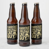 Purroud Childless Cat Typ für den Präsidenten Bierflaschenetikett (Flaschen)