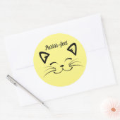 Purrr-fect Cat Face Sticker (Umschlag)