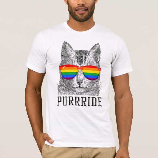 Purrride Cat T-Shirt (Vorderseite)