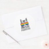PURRRIDE RUNDER AUFKLEBER (Umschlag)