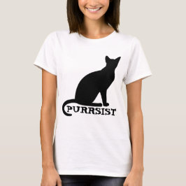 PURRSIST Cat Ladys T - Shirt