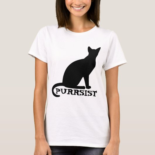 PURRSIST Cat Ladys T - Shirt (Vorderseite)