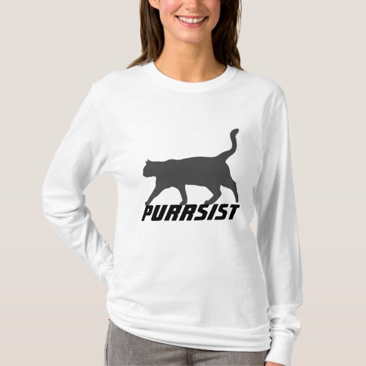 PURRSIST Cat T - Shirt (Vorderseite)