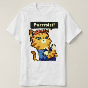 Purrsist Shirt Feminist Resist Purrsist